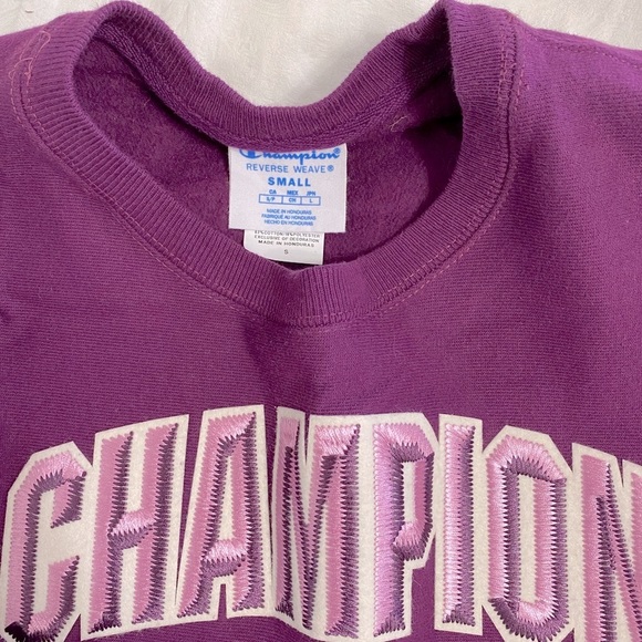 champion reverse weave block arch sweatshirt - Picture 5 of 9
